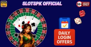 Log In, Win Big: SlotsPK Pakistan Daily Login Offers