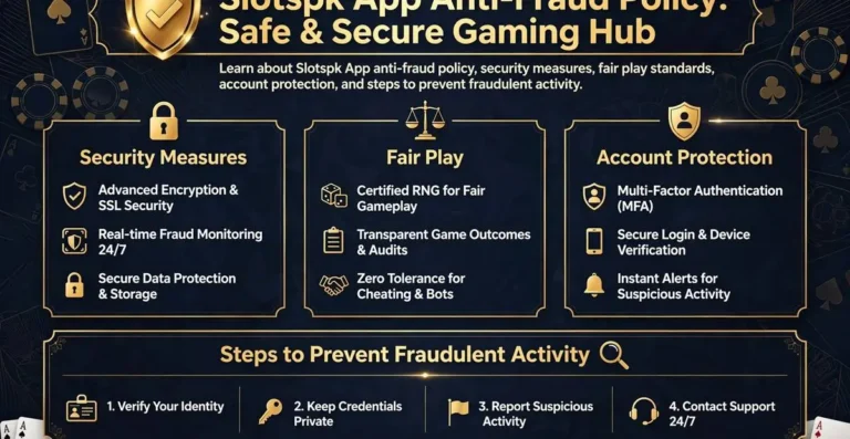 Slotspk App Anti-Fraud Policy