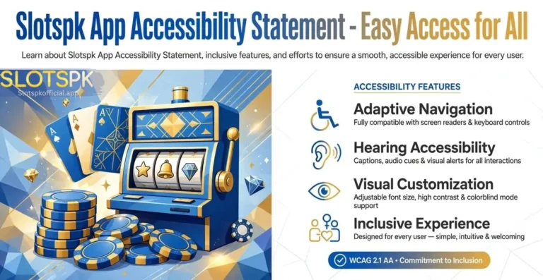Slotspk App Accessibility Statement