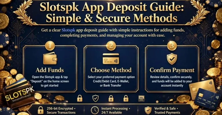 Slotspk App Deposit Guide